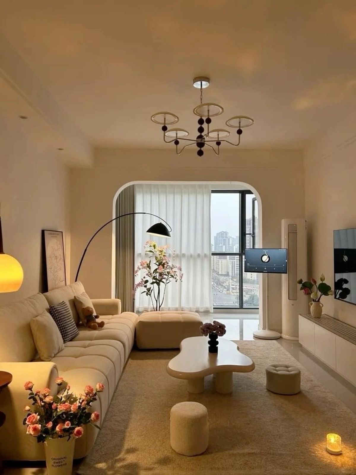 Appartement minimaliste avec vue sur Lille